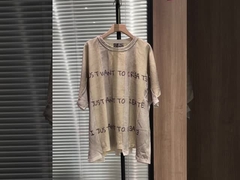 2024 Nowy design Patchwork Cut and Sew T-shirt