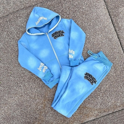 kupować Etykiety Uniseksowe męskie kapelusze na zamówienie pełny zip up kapelusze spódniczka Acid Wash Sweatsuit online manufacture