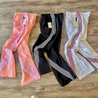 kupować szare spudłowe spodnie z elastycznym zamknięciem talii męskie Y2K Streetwear Wide Leg Sweatpants online manufacture