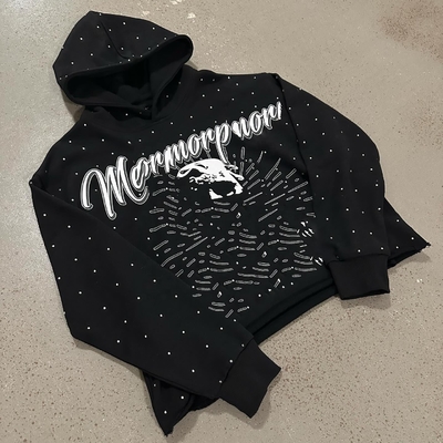 kupować Specjalistyczny męski 300 gsm lekki sweter z kapturą z wyciętą krawędzią online manufacture
