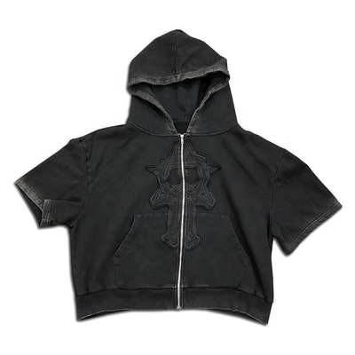 kupować Czarne vintage pusty koszulki masowe antywrotkowe Letnie Streetwear Hoodie Myte Kształtowane Patchwork online manufacture
