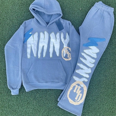 kupować Niestandardowy 3D Puff Print Sweatsuits Set Hoodie i Cotton Joggers dla mężczyzn S-6XL online manufacture
