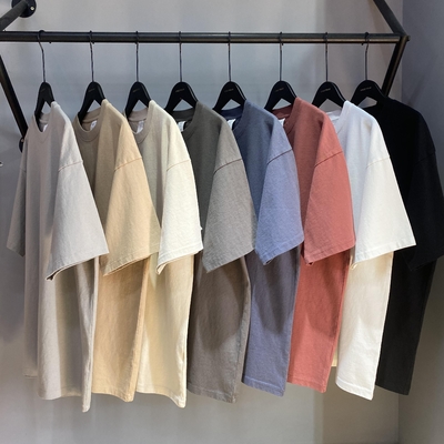 kupować Mężczyźni T-shirty Dtg wydrukowanie kwas myj koszulę Sublime Streetwear Czarny Vintage online manufacture
