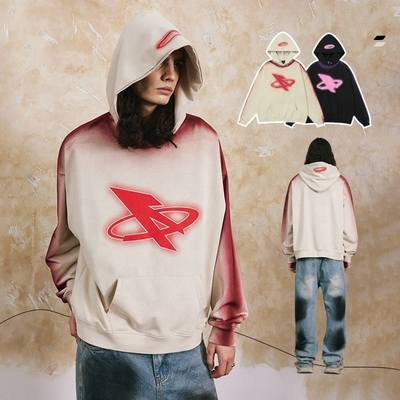 kupować 2024 Streetwear Fashion Hoodie ręcznie wyprodukowany kwas 420gm Pullover dla mężczyzn i kobiet online manufacture