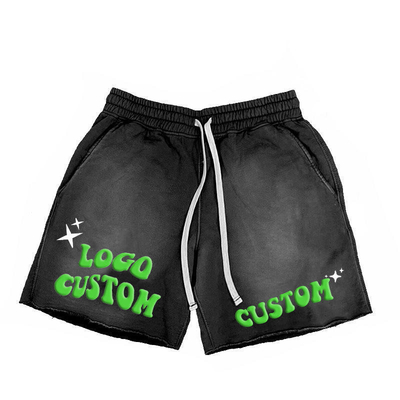 kupować Niestandardowe drukowanie na ekranie Puff Men's Sweat Shorts w stylu Hip Hop online manufacture