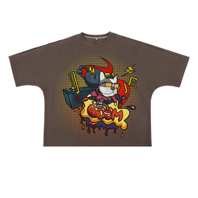 kupować bawełniana męska koszulka T-shirt w 300 gsm bawełniana bezszwowa, krótka rękawica, koszulka z krótkim wycięciem online manufacture