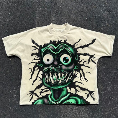 kupować T-shirt męski z dzianiną i klatką online manufacture