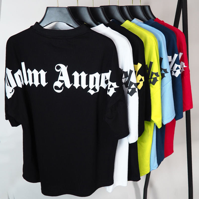 kupować 240gm ciężka bawełniana koszulka T-shirt z 3D foam printem i obrożką O-Neck online manufacture