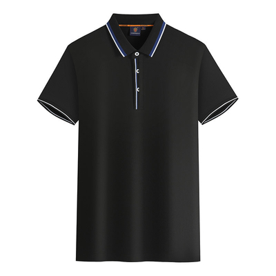 kupować Ubrania na zamówienie bawełniana koszulka polo Kochankowie ubrania robocze Lapel T-shirt koloru stałego Logo haftowe online manufacture