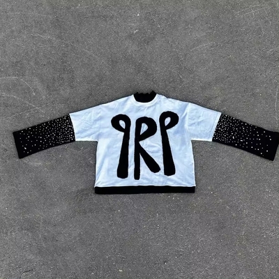 kupować Wspieranie dostosowanych logo haftowania Applique Patch Box wycięte graficzne koszulki dla mężczyzn online manufacture