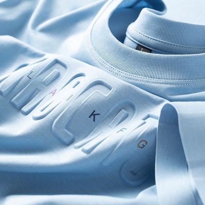 kupować Niestandardowe 3D Embossed Logo Mercerized Cotton T-Shirt dla mężczyzn w kolorowym lub ilości 1000 online manufacture