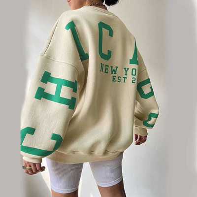 kupować Y2k Letter Screen Print Custom Hoodies Sweatshirt Zrównoważony Top dla kobiet online manufacture