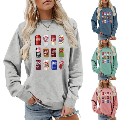 kupować Niestandardowy projekt graficzny Y2k Drukowany Fun Crewneck Hoodie dla kobiet S-6XL lub niestandardowy rozmiar online manufacture