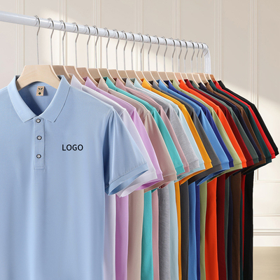 kupować 100% bawełny poliester Unisex Polo Tshirts z niestandardowym haftowaniem i stylowym projektem online manufacture
