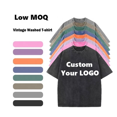 kupować Masywny lub niestandardowy wzór Typu męskie koszulki Acid Wash Vintage Support Logo dostosowane online manufacture