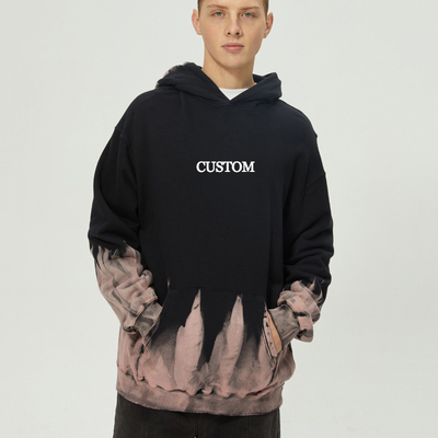 kupować 4x 4x 1x 3x bluzka z kapturą Streetwear Vintage Myte Wielkości Francuskie Terry Hoodie Krawat Farba online manufacture