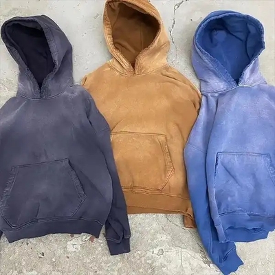 kupować Sezon jesienny Unisex Oversize Hombre Sweatshirt ciężkiej wagi z niestandardowym wzornictwem oczyszczania kwasem online manufacture