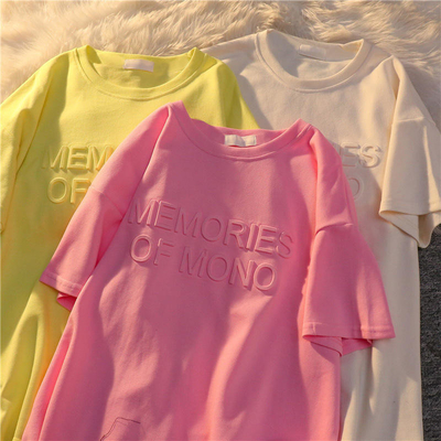 kupować Niestandardowy 3D Emboss Print T-shirt dla mężczyzn Kobiety Embossing Drukowanie T-shirt Logo Design online manufacture