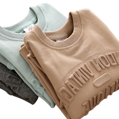 kupować Wysoka waga gruba francuska Terry Hoodie Jogger Custom Embossed LOGO Sweatshirt Hoodies online manufacture