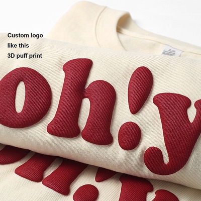 kupować T-shirt męski z drukiem 3D i logo na zamówienie w ciężkiej masie 100% bawełny online manufacture