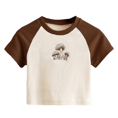 kupować Damska T-shirt z graficznym wzornictwem i rękawami Raglan online manufacture