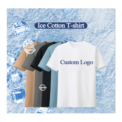 kupować Cool Feeling Podwójna koszulka lodowa, jedwabna, bawełniana, dla kobiet, dla mężczyzn, koszulki 6xl, 5xl online manufacture
