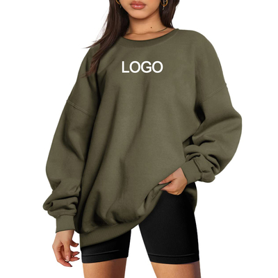 kupować Styl Casual Solid Damski Oversized lekkie bawełniane polyester swetry online manufacture