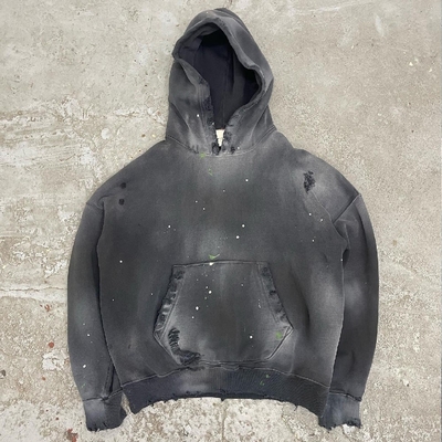 kupować Mężczyźni na zamówienie Słońce zgasł czarny kapeluszek z Vintage Distressed kwas myć w 100% bawełny online manufacture