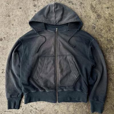 kupować Styl Vintage Drukowane Hoodies Unisex Fleece Blank Heavyweight Francuski Terry Zip Up Hoodie online manufacture