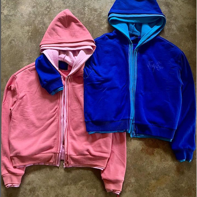 kupować Niestandardowe kapelusze bawełniane francuskie Terry Croped Boxy Dwukrotne Trzy Warstwa Zipper Kapelusze dla mężczyzn online manufacture