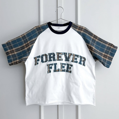 kupować Logo na zamówienie Wysokiej jakości płyty Raglan rękaw flanel Ciężka bawełna organiczna T-shirt dla mężczyzn online manufacture