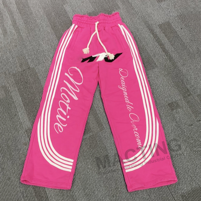 kupować Styl męski Streetwear 100% Bawełna Francuski Terry Sweat Pantalony Sun Fading Acid Wash Side Strip Baggy Flared Sweat Pantalony online manufacture