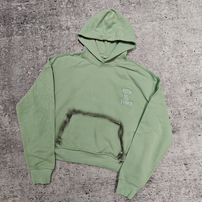 kupować Niestandardowa bluza z kapturem unisex w rozmiarze oversize, luźna, pusta, z haftem, workowata, postarzana, w stylu vintage, z ciężkiej bawełny, prana kwasem dla mężczyzn online manufacture