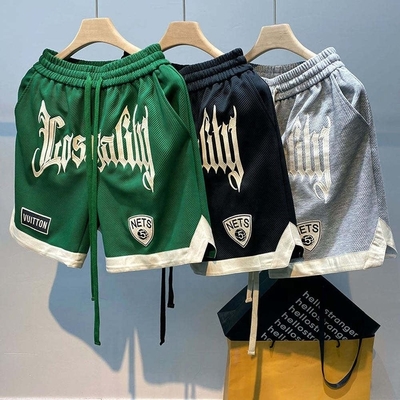 Letnie Sporty Bieganie Ćwiczenia Atletic Running Fitness Track Jogger Mesh Shorts Gym Retro Basketball Shorts mężczyźni
