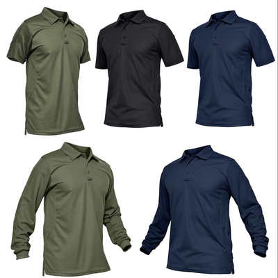 Mężczyźni Golf Szybkie Suche Performance T-shirts Uniform z niestandardową haftowaną koszulą polo