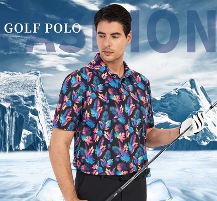 Letnia koszula polo dla mężczyzn Business Casual Custom Print and Customized Labels