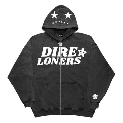 Zindywidualizowane pełne twarz Zipper Up Pullover Hoodies dla mężczyzn Kolorowe i drukowanie 3D Puff