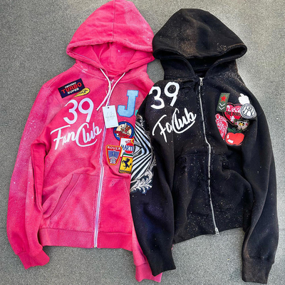 100% bawełna francuska Terry Custom Hoodie z ciężką wagą 500gm i serwisowym drukiem