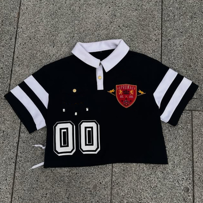 Logo niestandardowe Wyciąć i zszyć Płytki bawełniane Wielkość plus Koszulki polo rugby Unisex Krótkie rękawy Golf Wyświetlone męskie koszulki polo